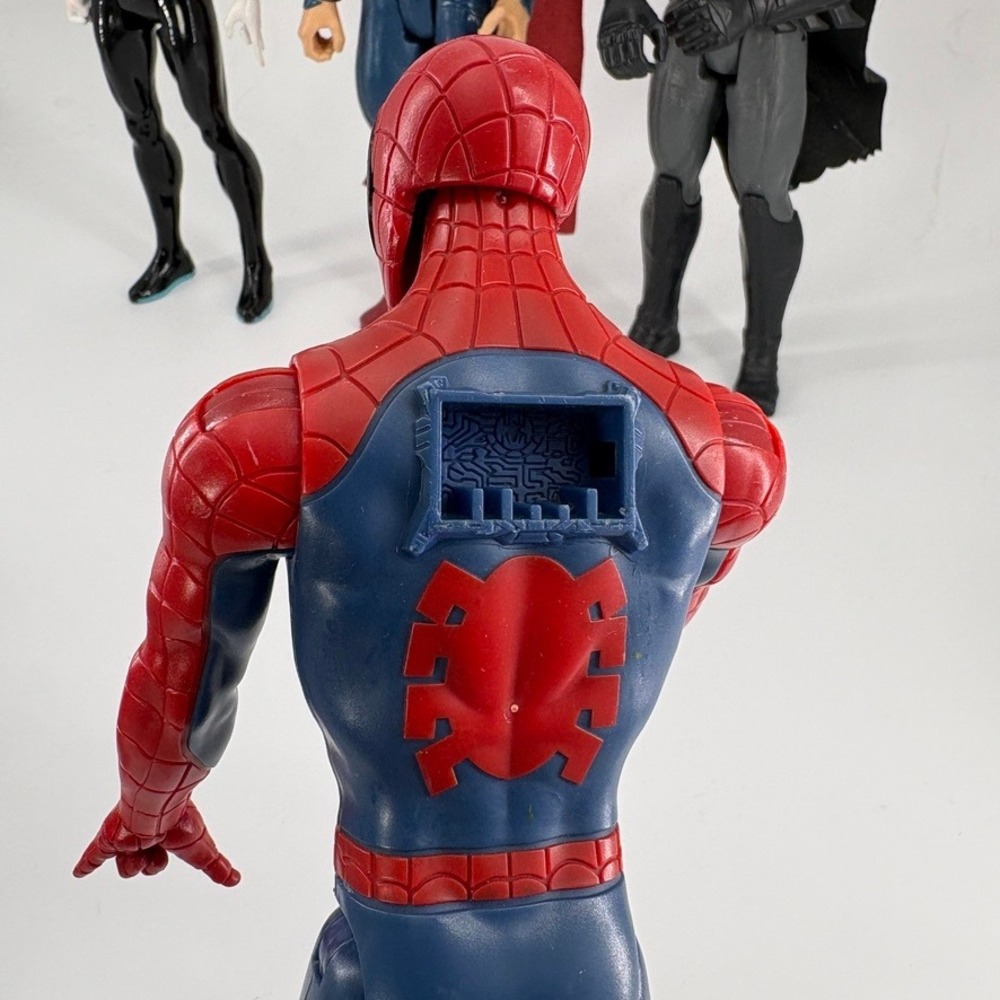 Marvel DC Superhero Action Figure Lot Spider-Man Batman Superman Iron Man 7pc - Picture 8 of 13